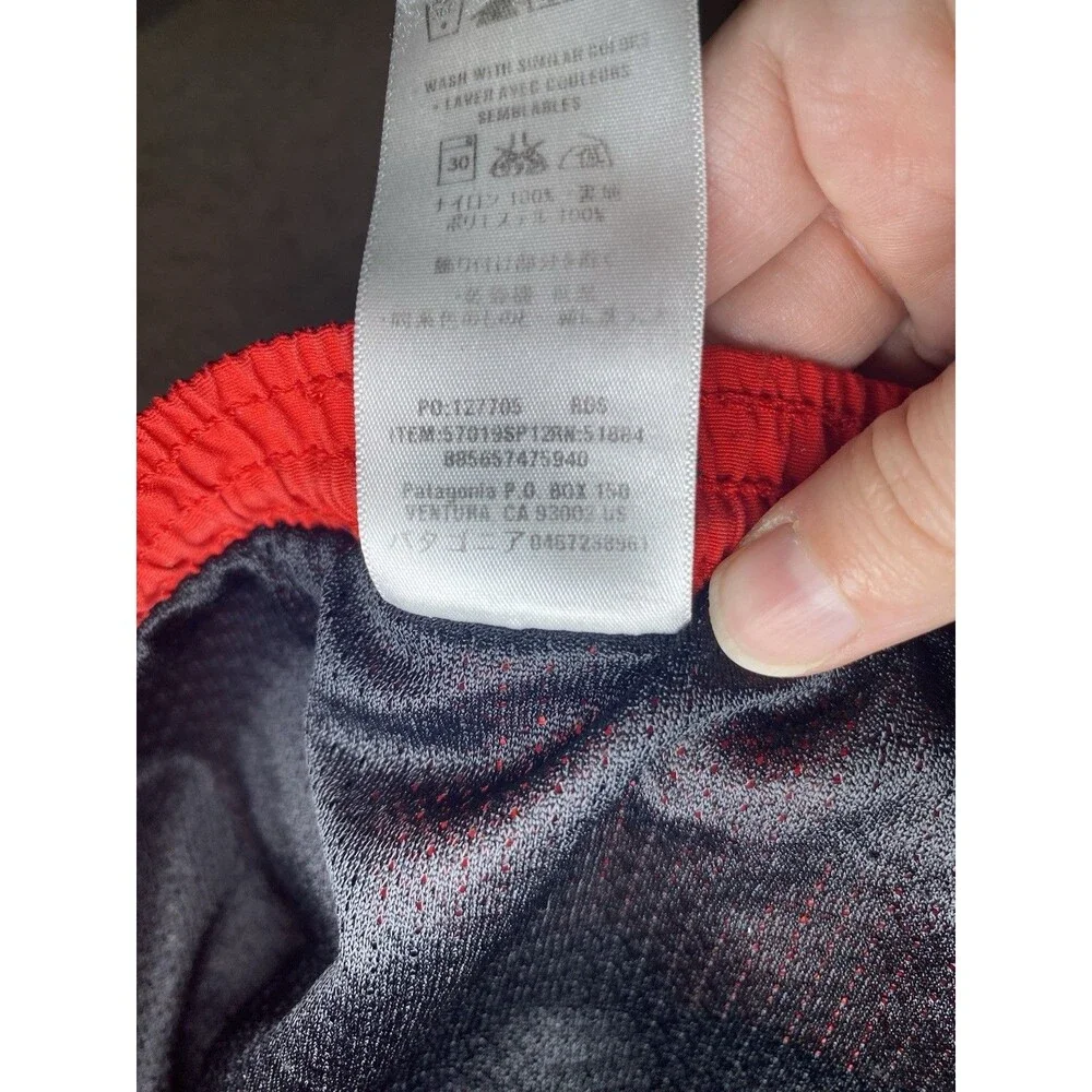Patagonia Men's XL Red Baggies Shorts 4